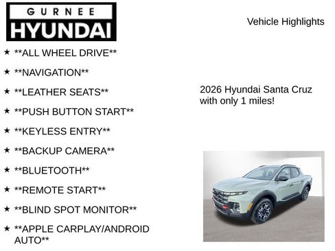 New 2026 Hyundai Santa Cruz XRT AWD/4WD image 8