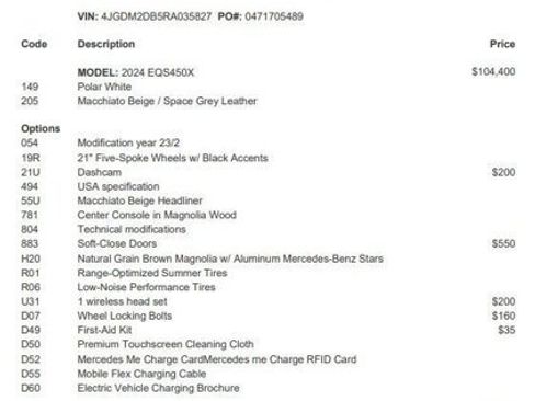 Certified 2024 Mercedes-Benz EQS 450+ SUV image 4