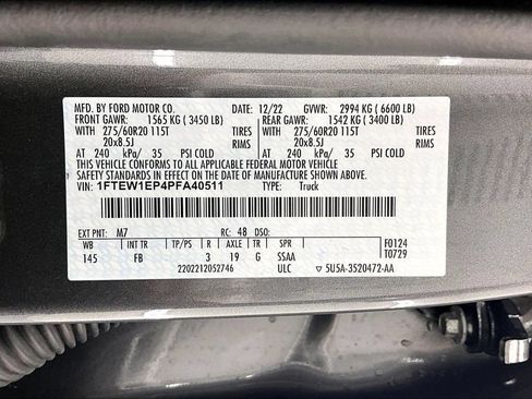 Certified 2023 Ford F150 XLT w/ Equipment Group 302A High AWD/4WD image 36