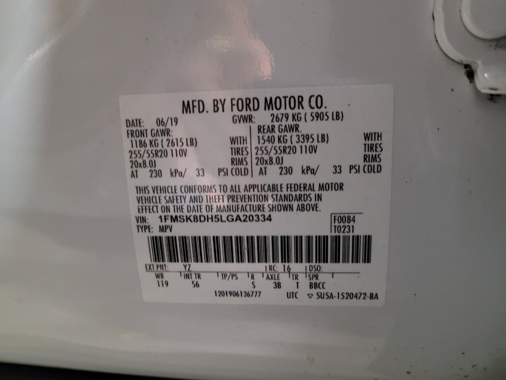 Used 2020 Ford Explorer XLT w/ Equipment Group 202A AWD/4WD image 33