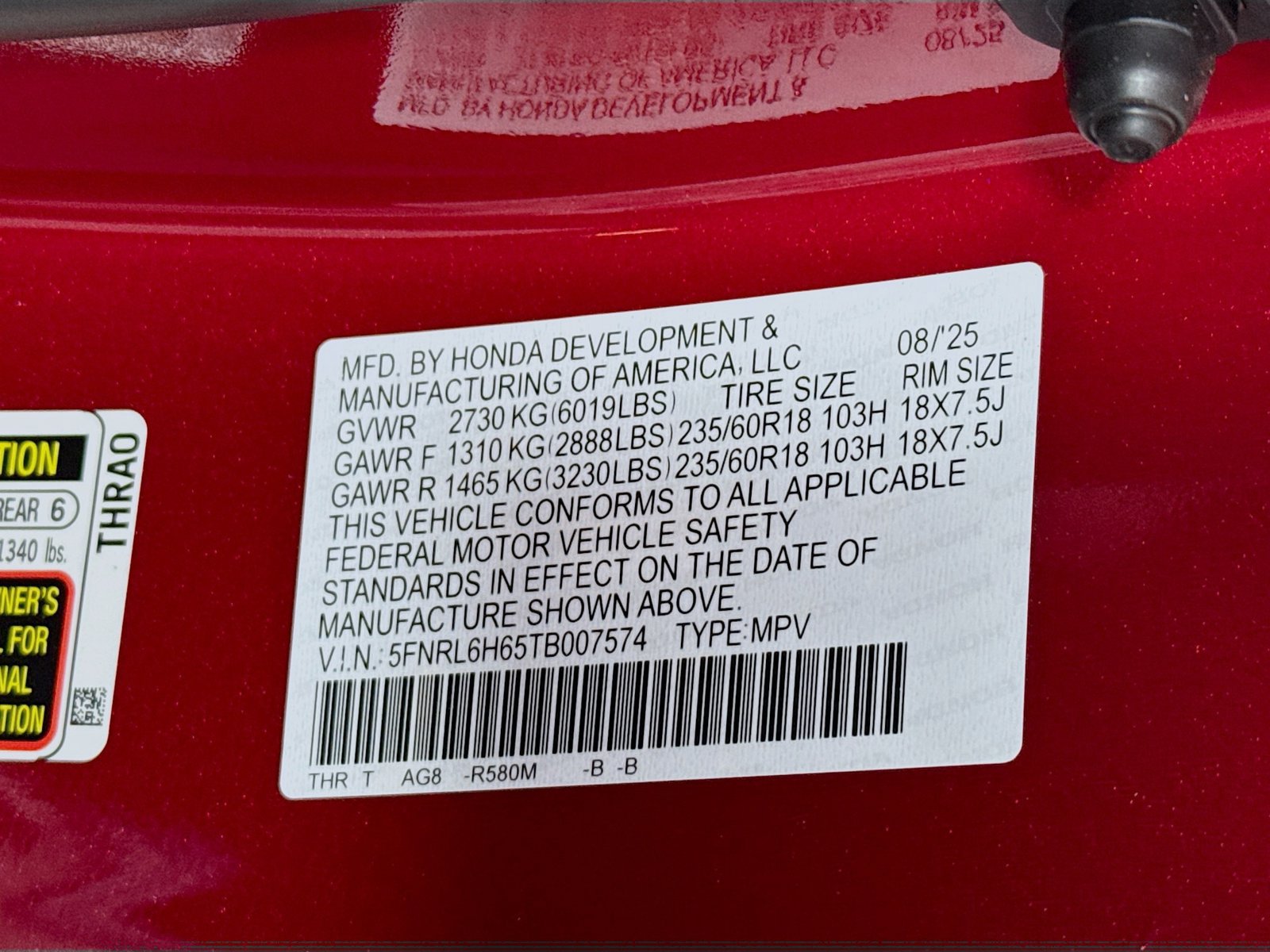 Used 2026 Honda Odyssey EX-L image 21