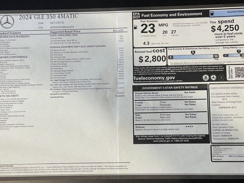 Used 2024 Mercedes-Benz GLE 350 350 4MATIC image 26