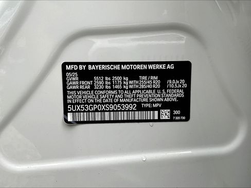 New 2025 BMW X3 xDrive30i w/ Premium Package image 11