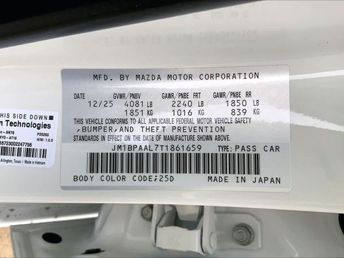 Used 2026 MAZDA MAZDA3 s FWD image 21