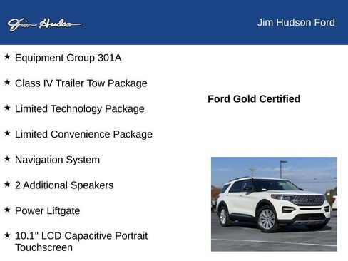 Used 2022 Ford Explorer Limited w/ Limited Technology Package image 12