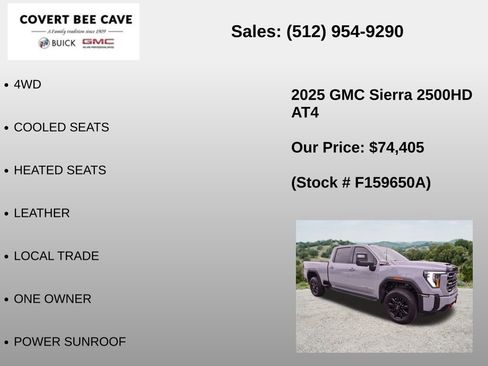 Used 2025 GMC Sierra 2500 AT4 w/ AT4 Premium Plus Package AWD/4WD image 6