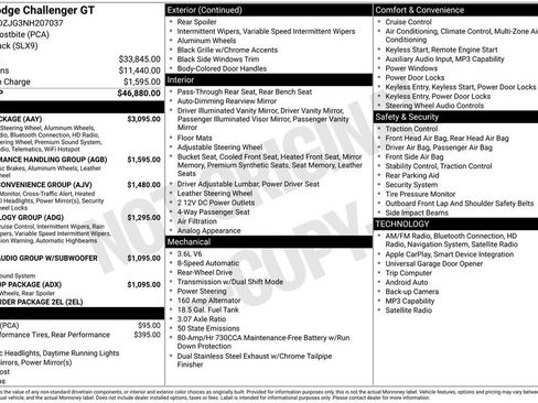 Used 2022 Dodge Challenger GT w/ Plus Package RWD image 18