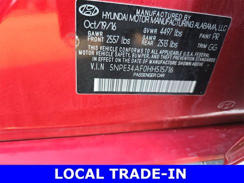 Used 2017 Hyundai Sonata Sport w/ Cargo Package image 34