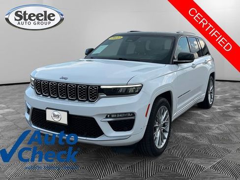 Certified 2022 Jeep Grand Cherokee Summit w/ Adv Protech Group IV AWD/4WD image 1