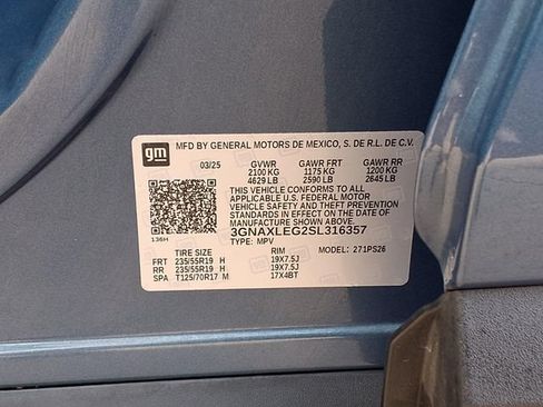 Used 2025 Chevrolet Equinox RS w/ Convenience Package III FWD image 9