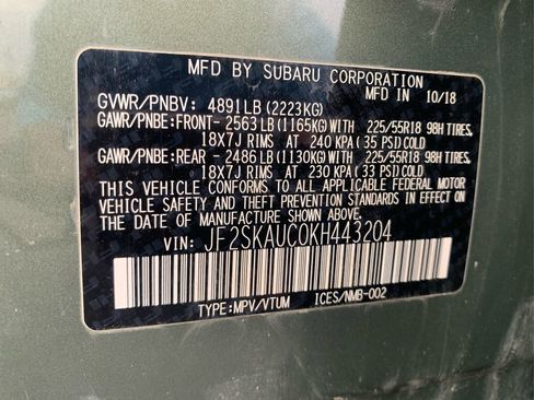 Used 2019 Subaru Forester Limited image 16