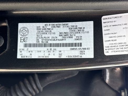 Used 2018 Ford F150 XLT w/ Equipment Group 302A Luxury AWD/4WD image 21