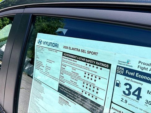 New 2026 Hyundai Elantra Sport FWD image 14