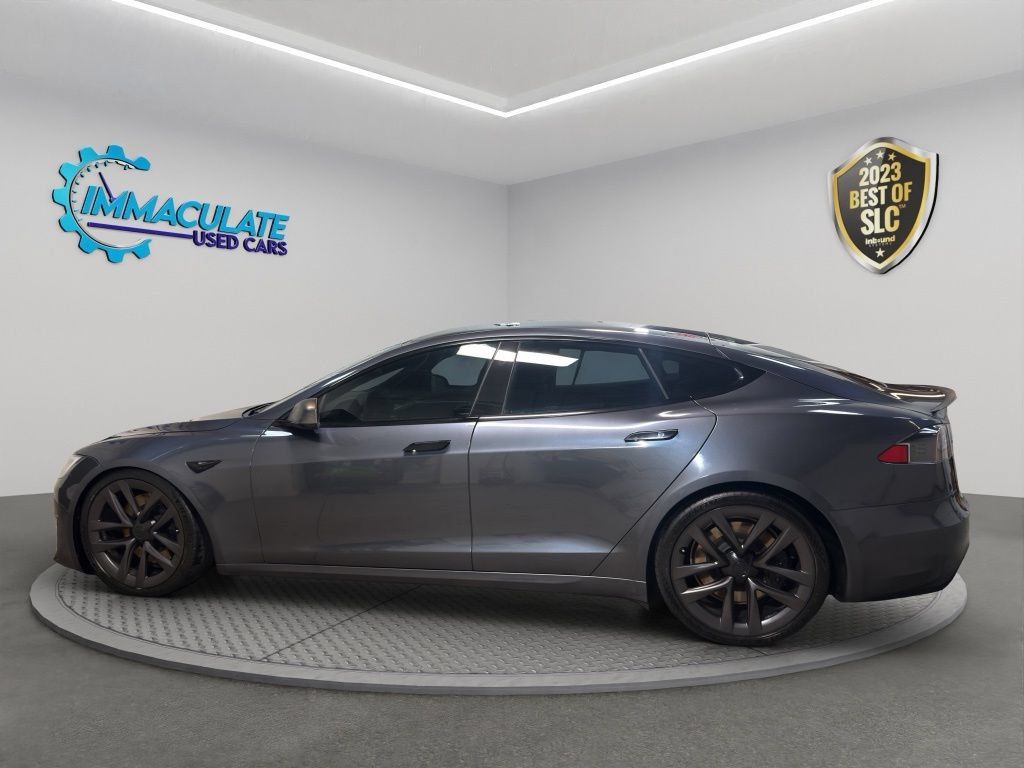 Used 2021 Tesla Model S Plaid AWD/4WD image 2