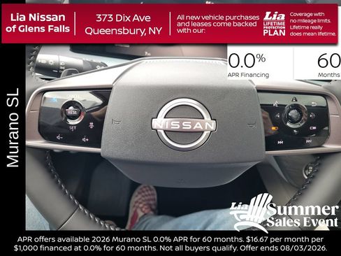 New 2026 Nissan Murano SL AWD/4WD image 16