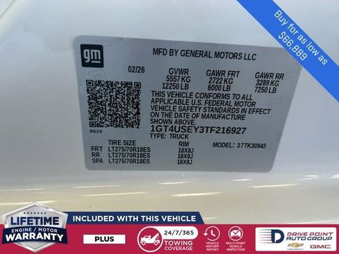 New 2026 GMC Sierra 3500 Pro w/ 1SA Pro Safety Plus Package AWD/4WD image 16