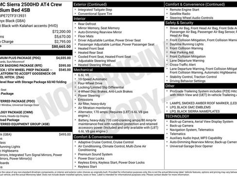 New 2026 GMC Sierra 2500 AT4 w/ AT4 Premium Plus Package AWD/4WD image 1