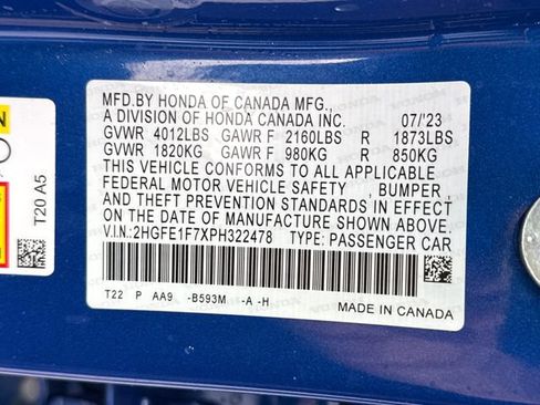 Used 2023 Honda Civic EX image 17