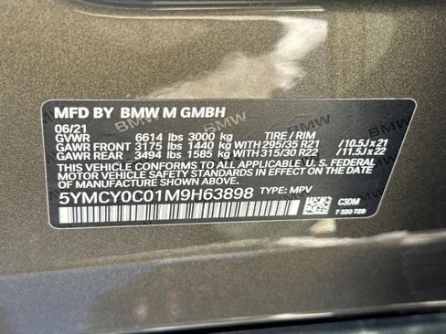 Used 2021 BMW X6 M w/ Competition Package AWD/4WD image 29