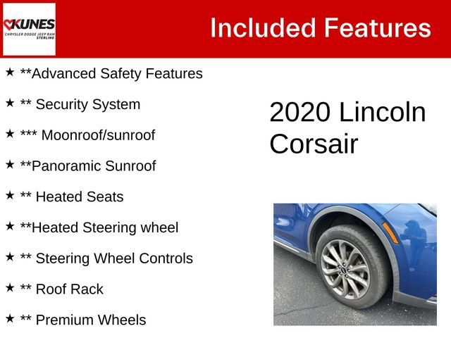 Used 2020 Lincoln Corsair AWD w/ Premium Package image 4