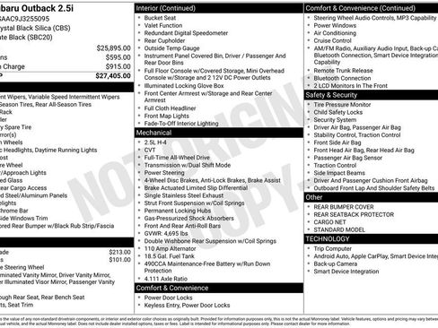 Used 2018 Subaru Outback 2.5i image 14