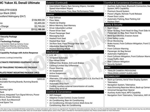 Used 2026 GMC Yukon XL Denali Ultimate AWD/4WD image 4