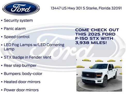 New 2025 Ford F150 STX w/ Equipment Group 200A image 30