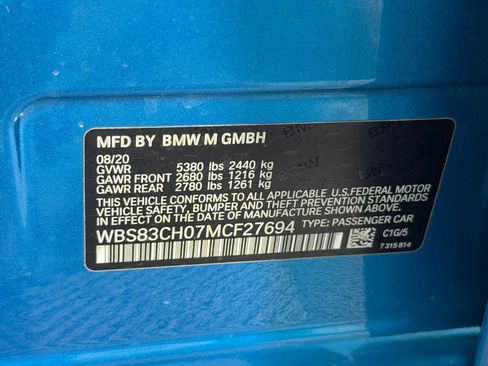 Used 2021 BMW M5 w/ Competition Package image 19