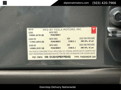 Used 2013 Tesla Model S Performance image 42