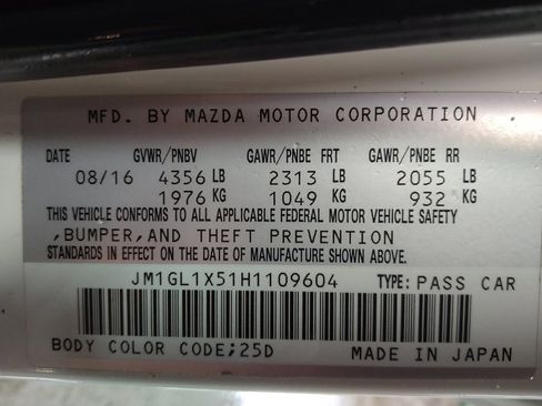 Used 2017 MAZDA MAZDA6 Grand Touring FWD image 33