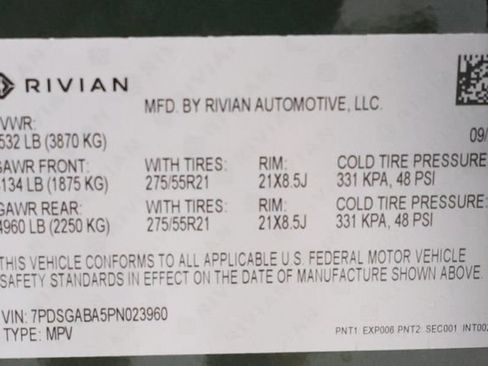 Used 2023 Rivian R1S Adventure AWD/4WD image 91