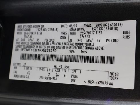 Used 2019 Ford F150 XL w/ Equipment Group 101A Mid AWD/4WD image 32