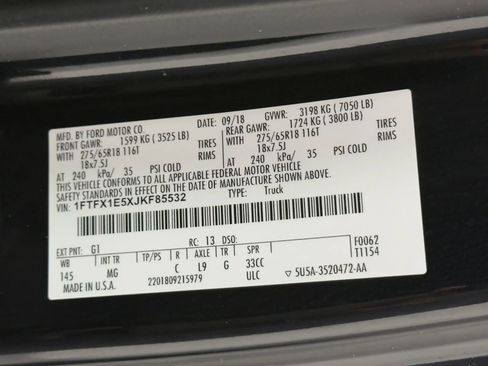 Used 2018 Ford F150 XLT w/ Equipment Group 301A Mid image 57