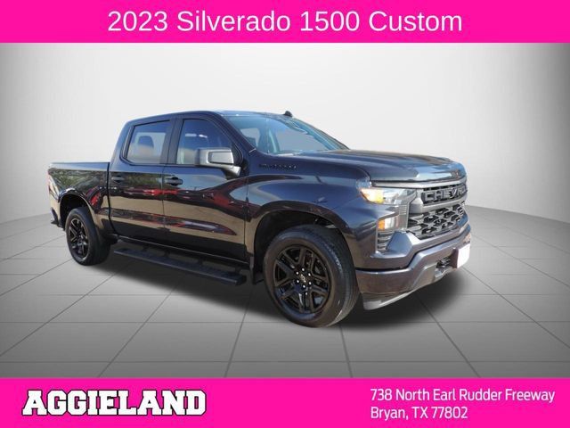 Used 2023 Chevrolet Silverado 1500 Custom w/ LPO, Dark Essentials Package RWD image 1