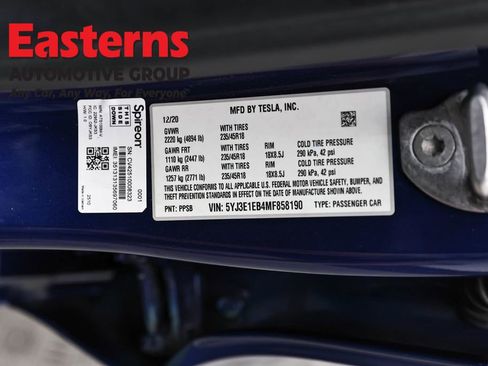 Used 2021 Tesla Model 3 Long Range AWD/4WD image 30