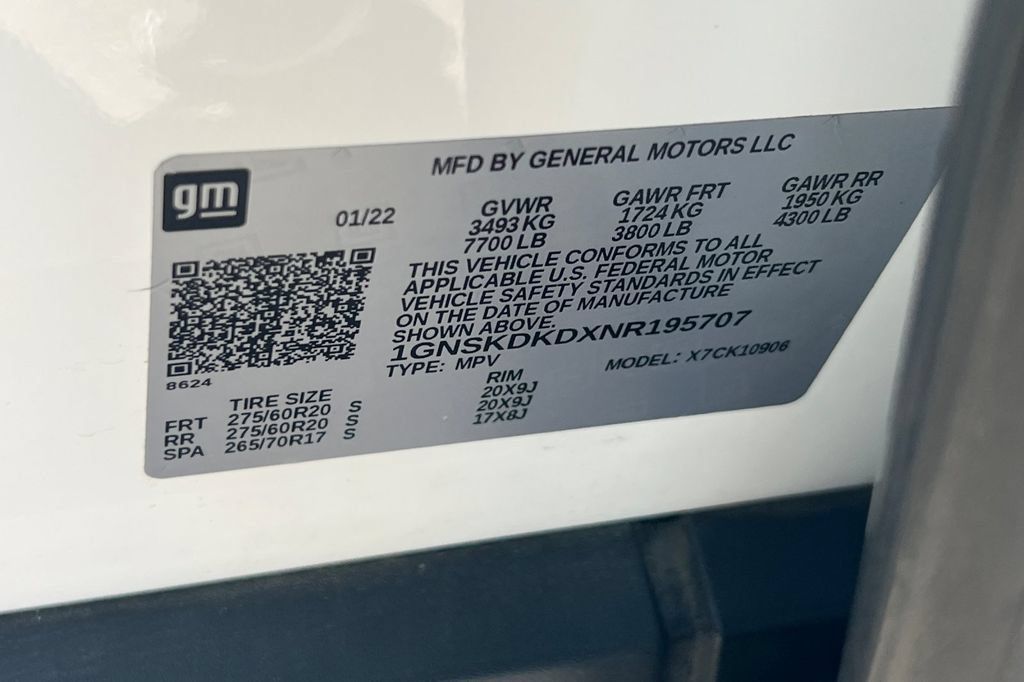 Used 2022 Chevrolet Suburban Z71 w/ Max Trailering Package AWD/4WD image 32