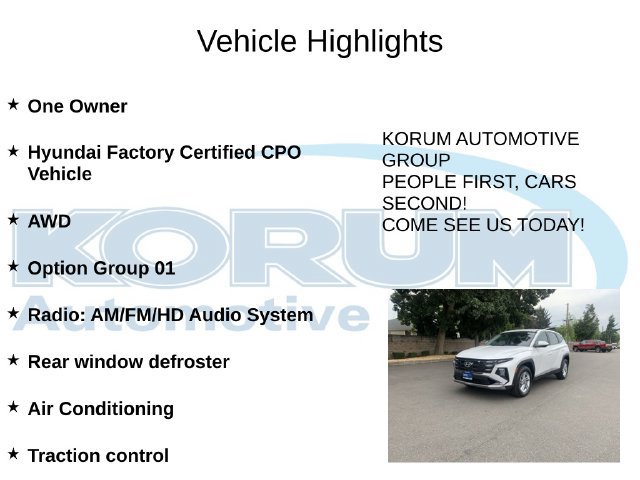 Certified 2025 Hyundai Tucson SE AWD/4WD image 4