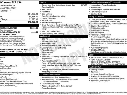 Used 2023 GMC Yukon SLT w/ SLT Premium Package RWD image 4