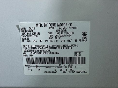 Used 2017 Ford Explorer Limited w/ Equipment Group 301A image 37