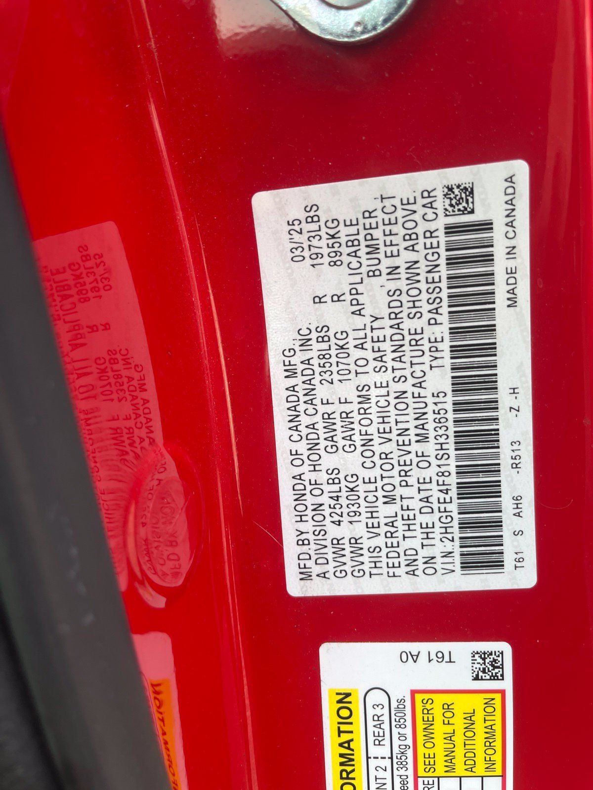 Used 2025 Honda Civic Sport image 26