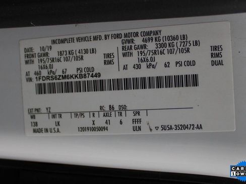 Used 2019 Ford Transit 350 138 DRW w/ Premium Package image 39