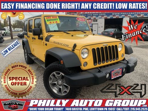Used 2015 Jeep Wrangler Unlimited Rubicon w/ Max Tow Package AWD/4WD image 1