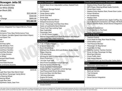 Used 2018 Volkswagen Jetta SE FWD image 23