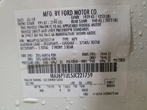 Used 2018 Ford EcoSport SE w/ SE Cold Weather Package image 33