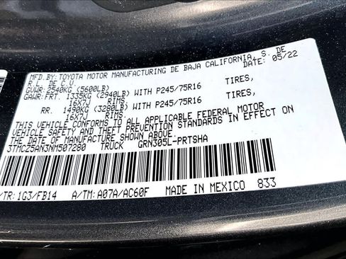 Used 2022 Toyota Tacoma SR AWD/4WD image 36