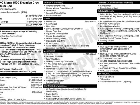 Used 2022 GMC Sierra 1500 Elevation AWD/4WD image 40