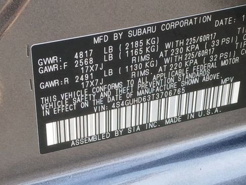 Certified 2026 Subaru Crosstrek 2.0i Premium AWD/4WD image 20