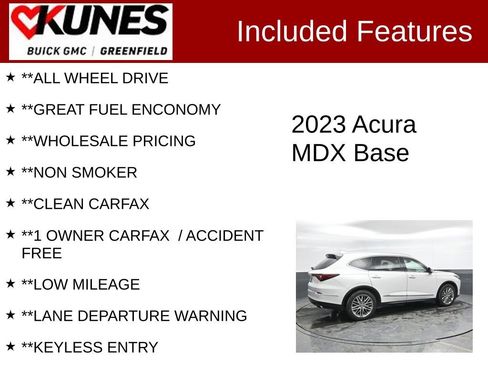 Used 2023 Acura MDX SH-AWD w/ Advance Package image 3