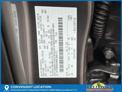 New 2025 Ford Ranger XLT w/ Black Appearance Package RWD image 25