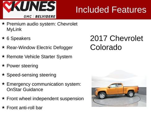 Used 2017 Chevrolet Colorado LT w/ LT Convenience Package AWD/4WD image 2